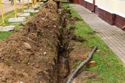 Drain Installation Site