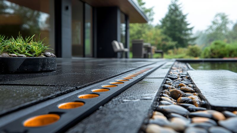 Patio Drainage Installation