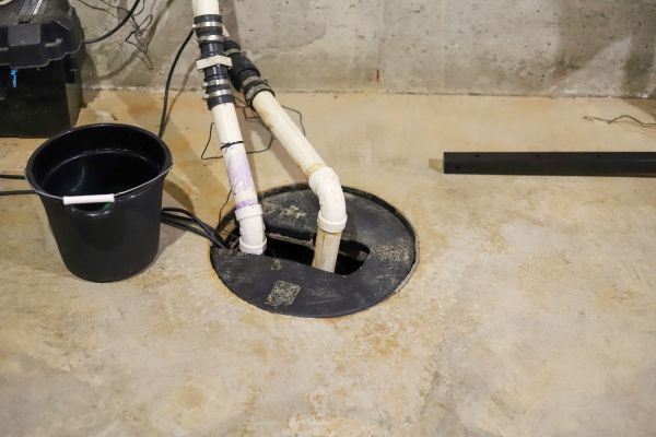 Basement Drainage Installation in Goodyear